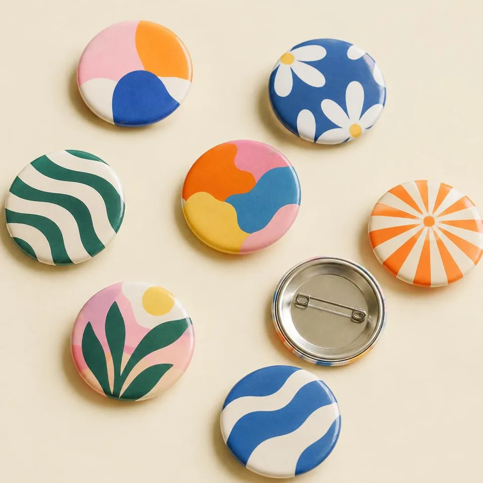 Badges printed by Messketeers