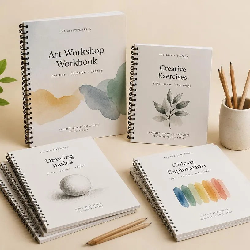 Workshop workbooks & creative booklets printed by Messketeers
