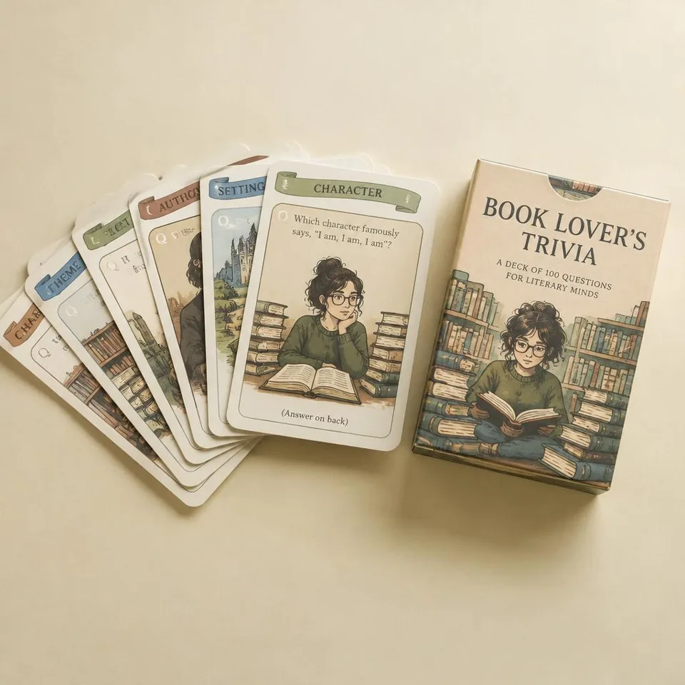 Character & trivia playing card decks printed by Messketeers