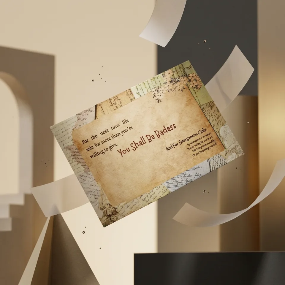 Postcards printed by Messketeers