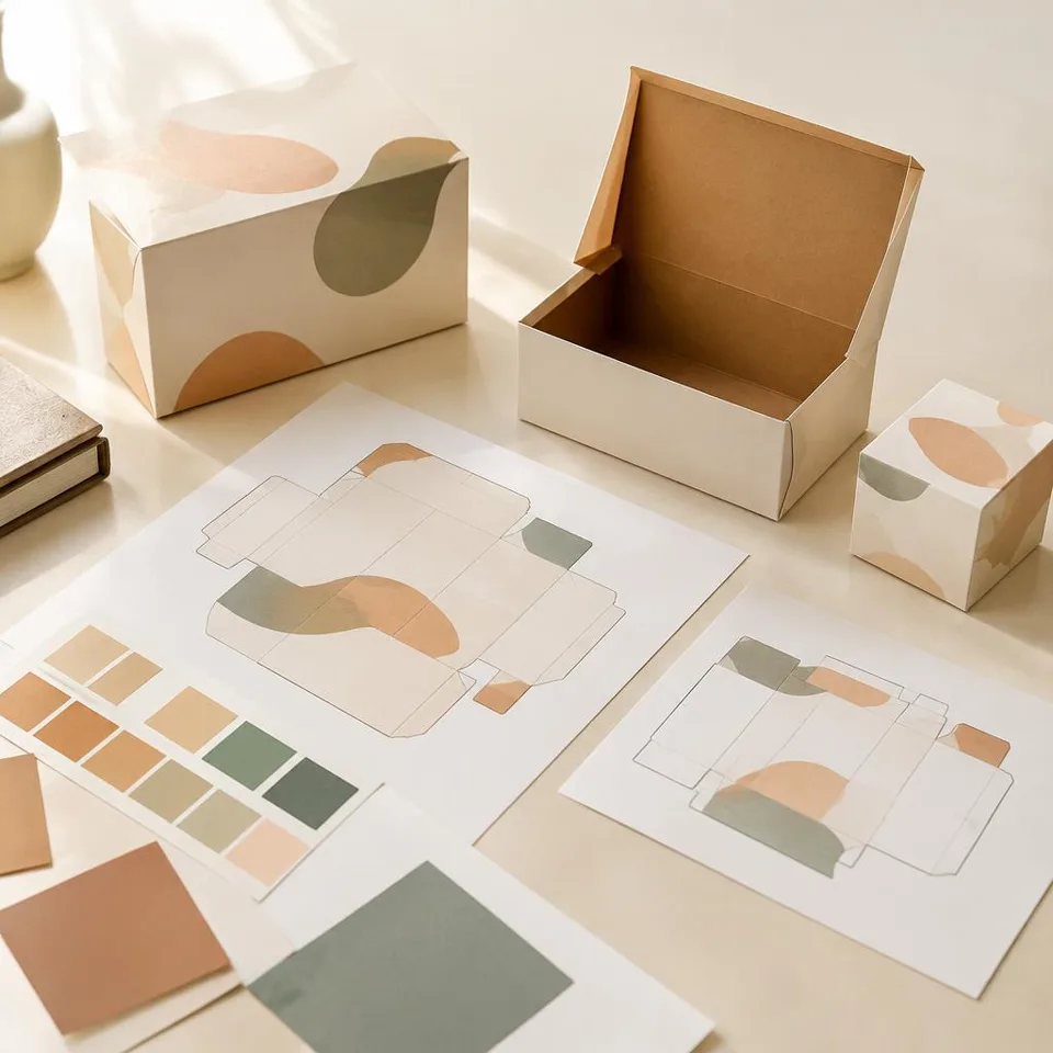 Packaging design printed by Messketeers