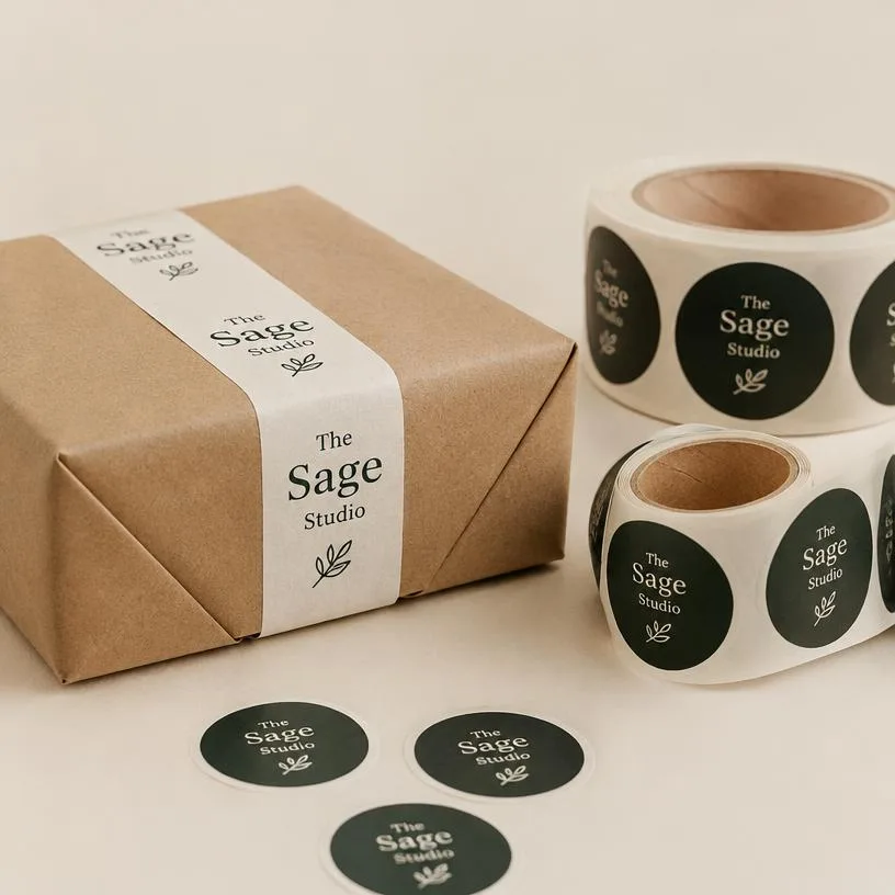 Branded paper tape & seal stickers printed by Messketeers